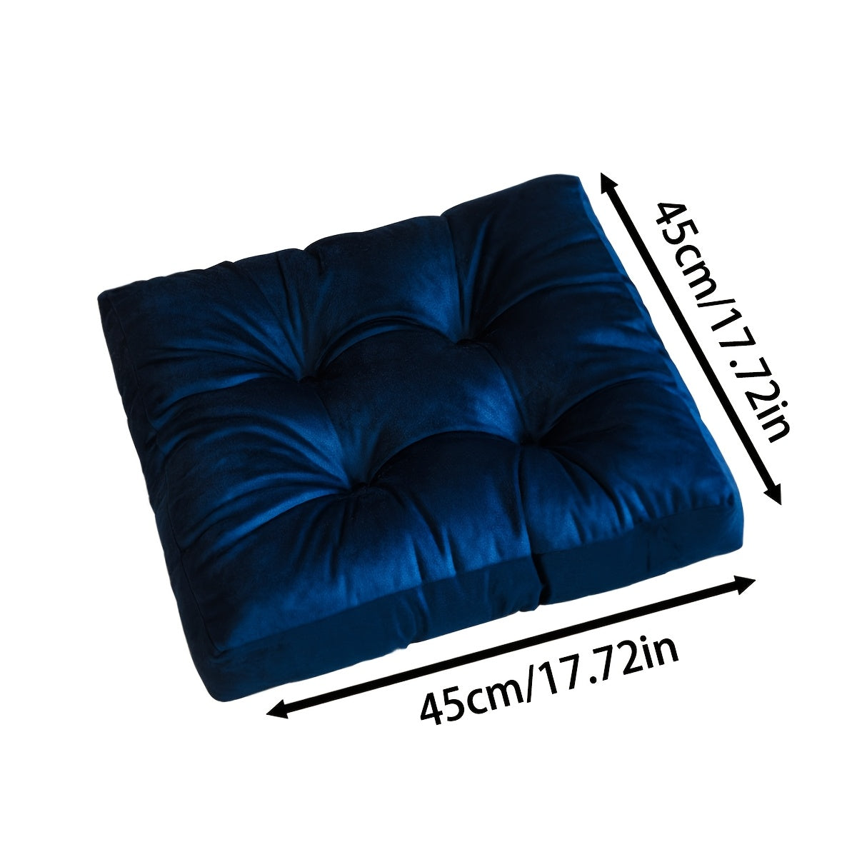Couleur bleu marine / 17.72 pouces * 17.72 pouces / 45 cm * 45 cm