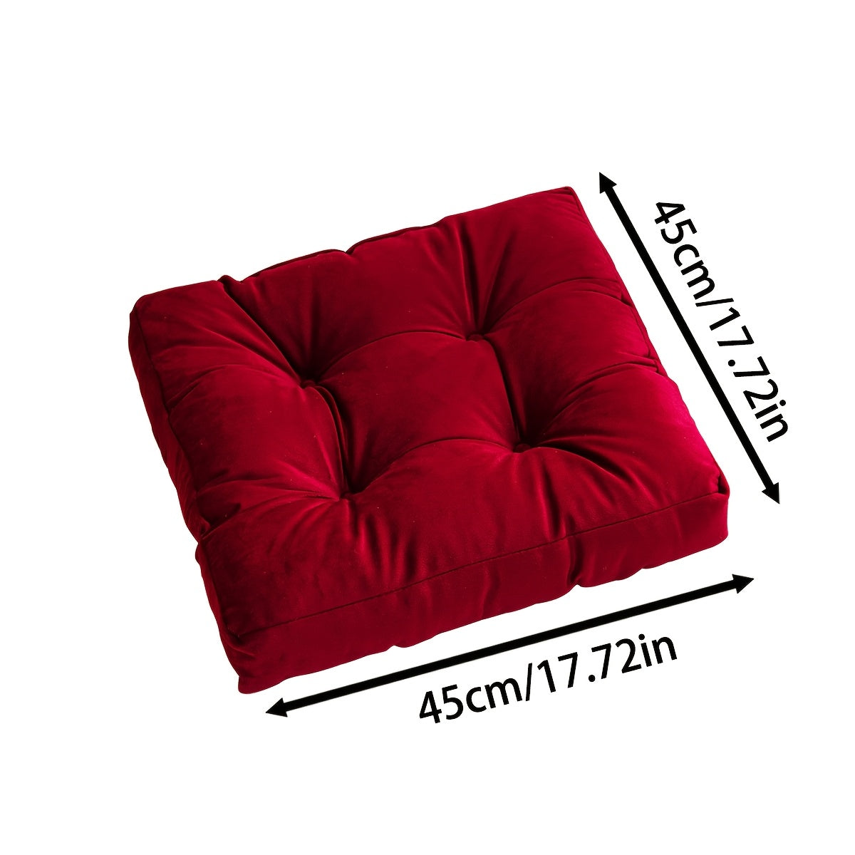 【Rouge】 / 17.72 pouces * 17.72 pouces / 45 cm * 45 cm Image