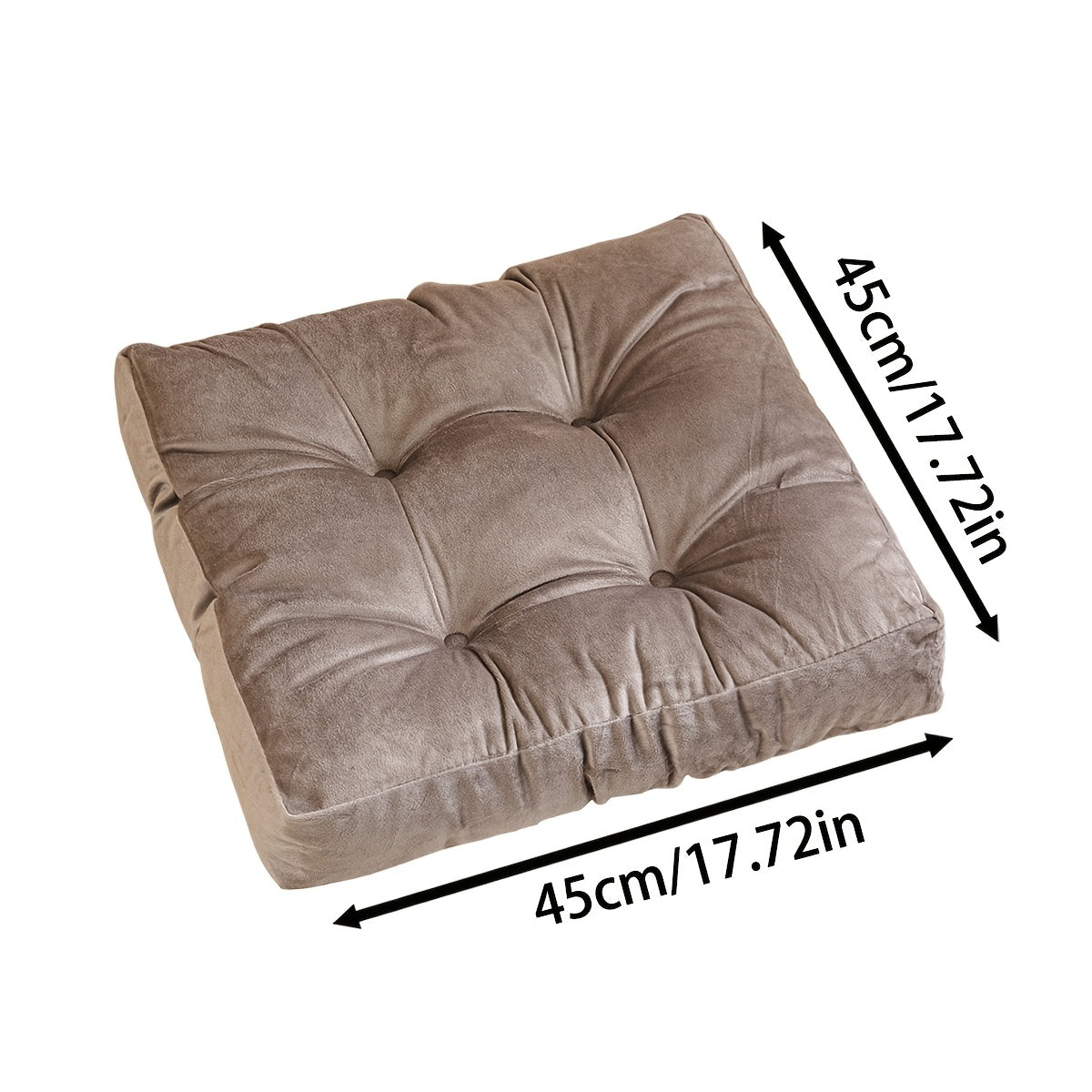 Marron clair-1 / 17.72 pouces * 17.72 pouces / 45 cm * 45 cm