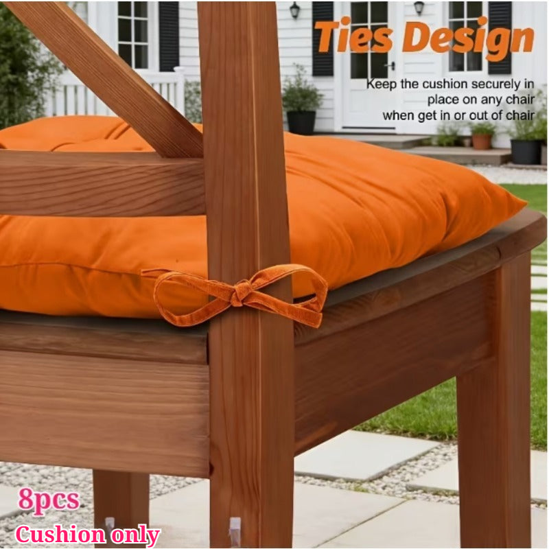 Coussin de chaise d'extérieur carré capitonné — vue 10