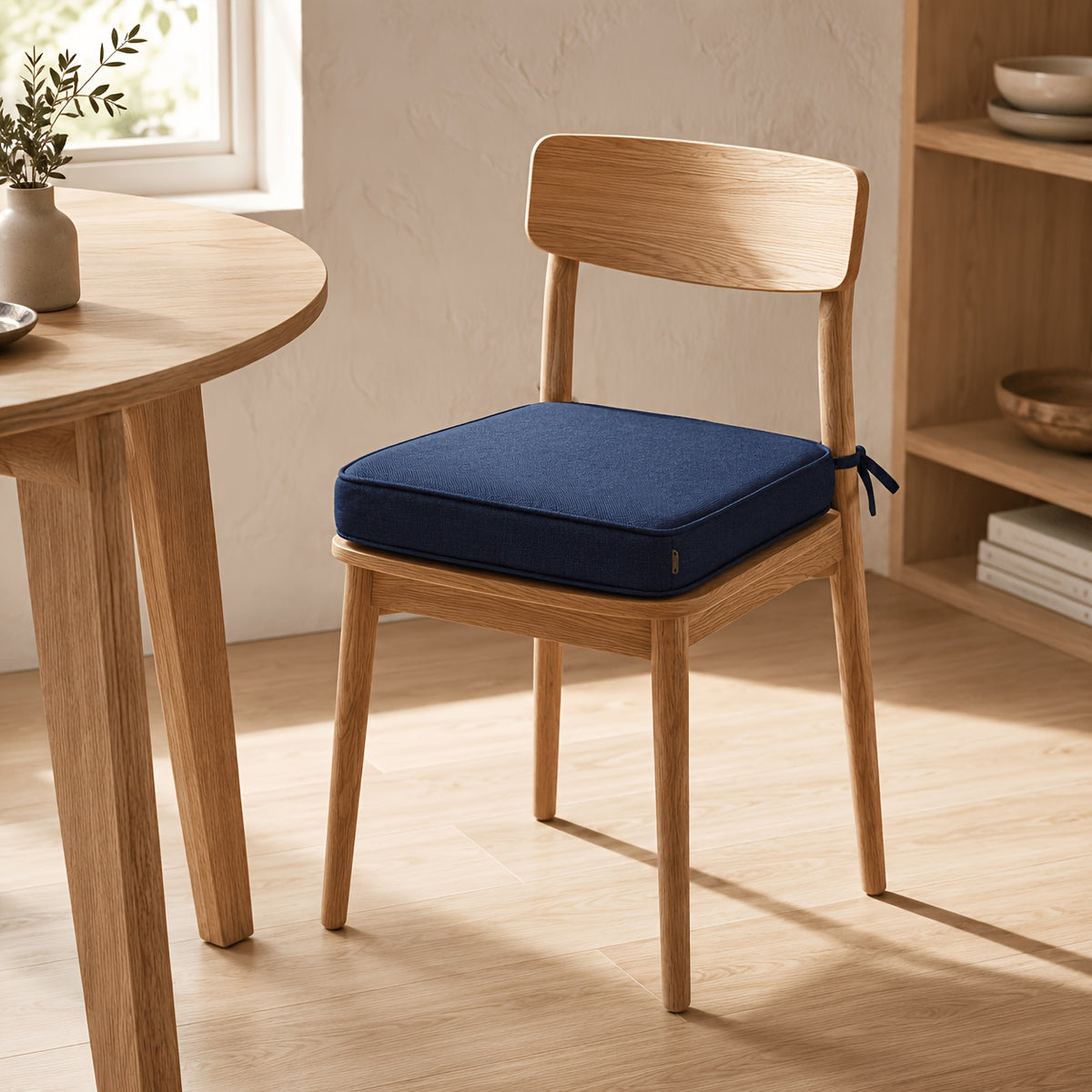 Coussin de chaise d'extérieur épais et déhoussable, 3 tailles