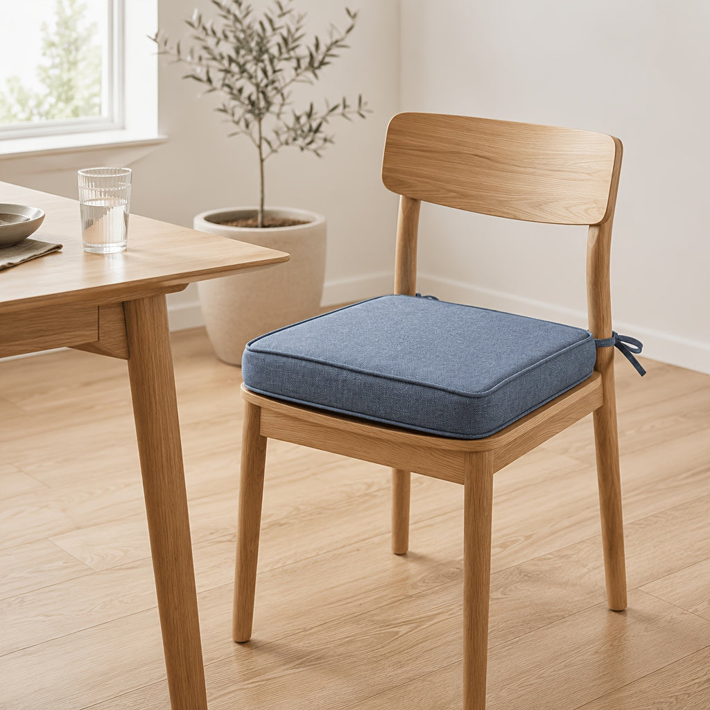 Coussin de chaise d'extérieur épais et déhoussable, 3 tailles