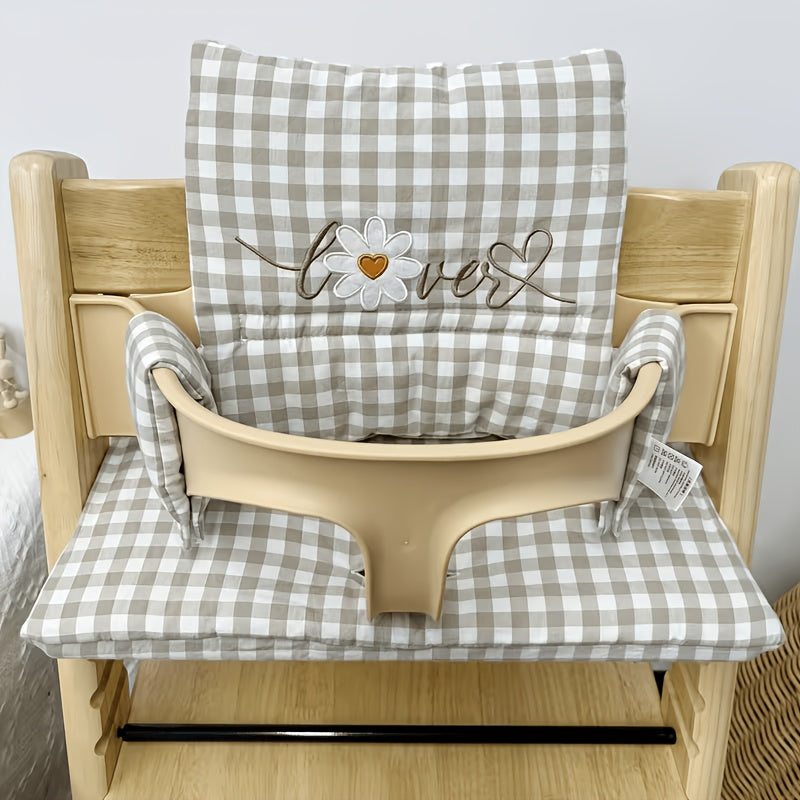 Plaid kaki marguerite