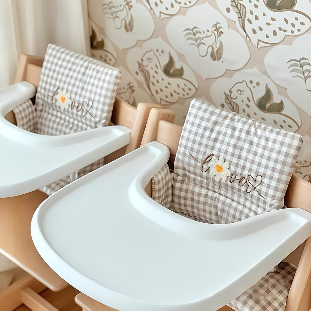 Coussin de chaise haute 2 pièces pour chaise évolutive bois — vue 6