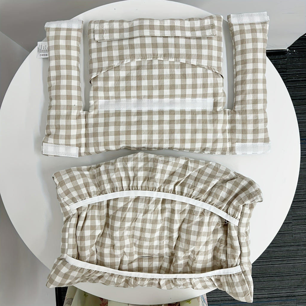 Coussin de chaise haute 2 pièces pour chaise évolutive bois — vue 8