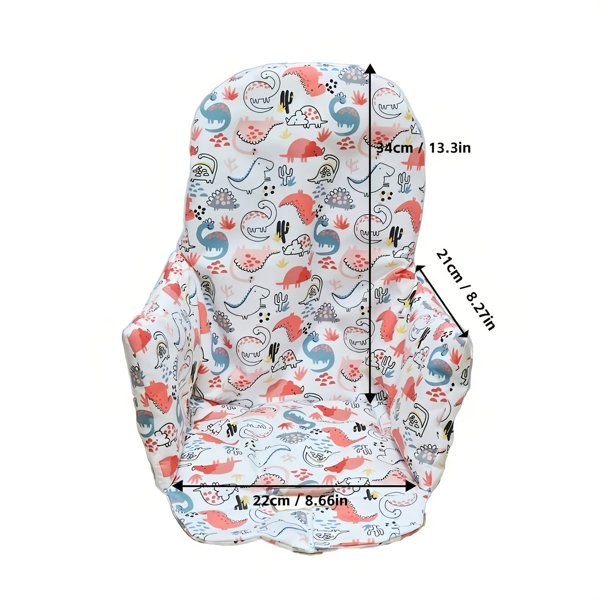 Coussin de chaise haute bébé en lot de 2 décors au choix