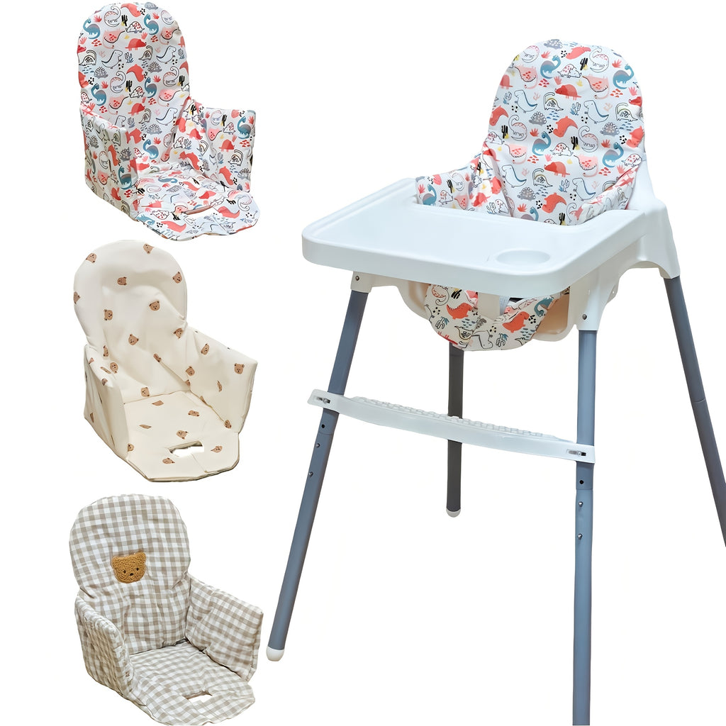 Coussin de chaise haute bébé en lot de 2 décors au choix