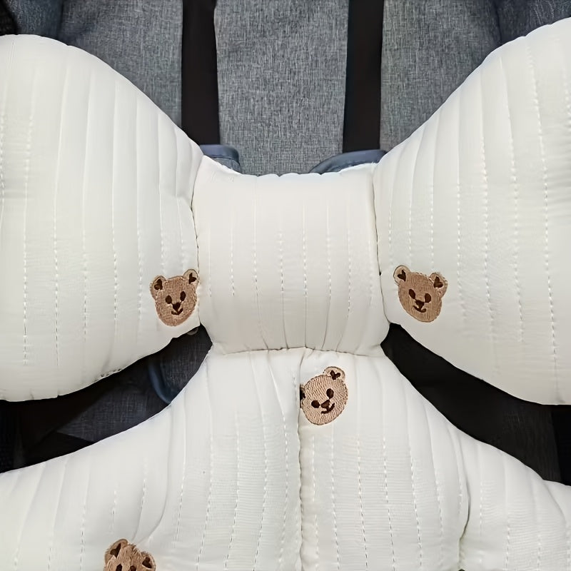 Coussin de chaise haute épais avec appui-tête, 65 x 40 cm