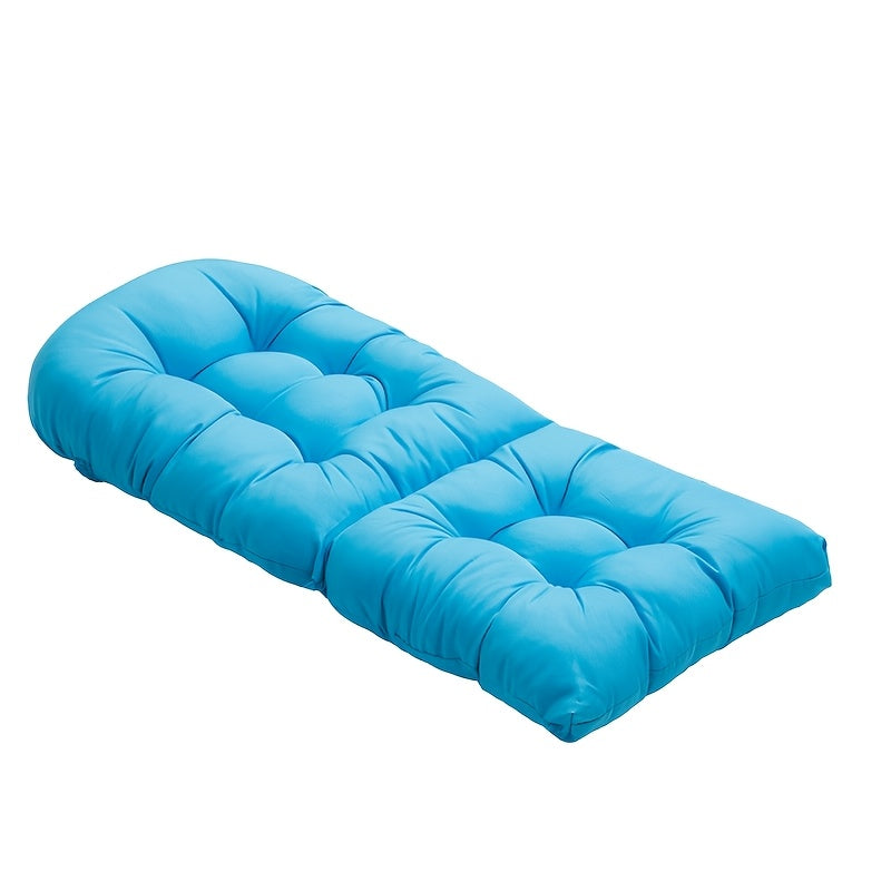 Coussin de chaise longue 120x50 cm en toile Oxford bleu