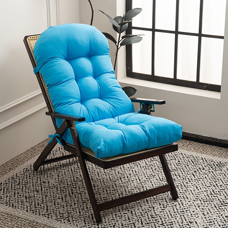 Coussin de chaise longue 120x50 cm en toile Oxford bleu