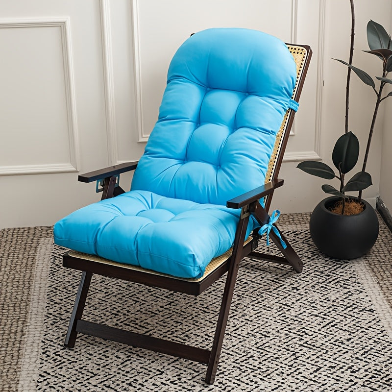 Coussin de chaise longue 120x50 cm en toile Oxford bleu