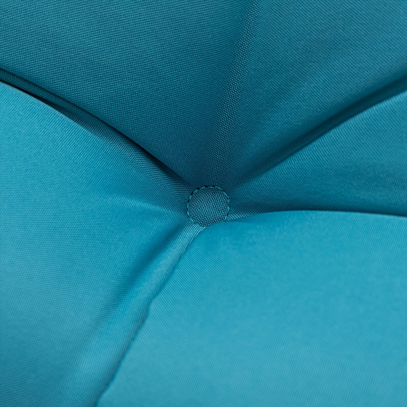Coussin de chaise longue 120x50 bleu lac en toile Oxford