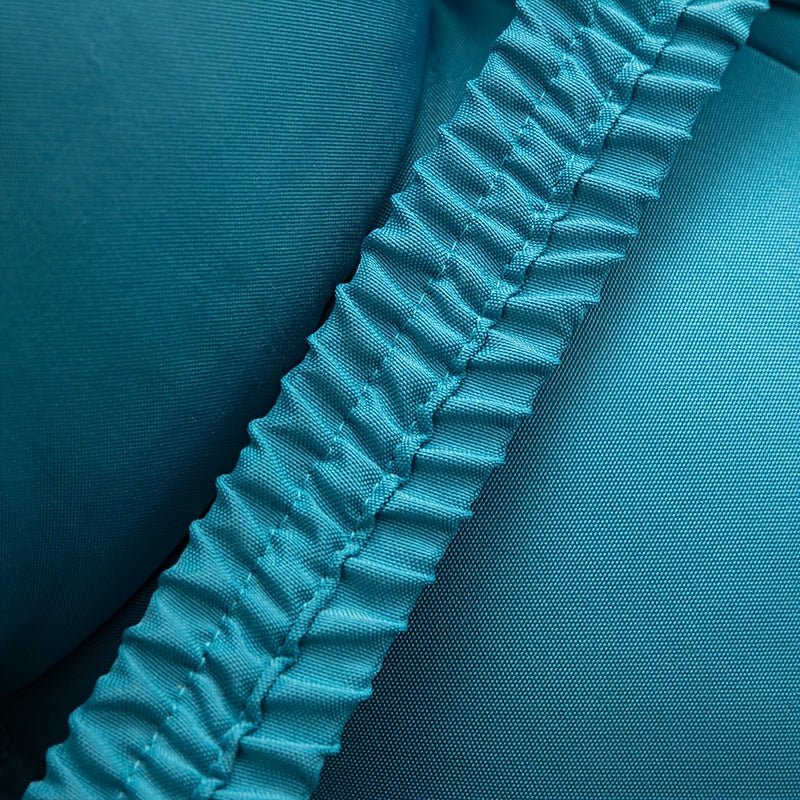 Coussin de chaise longue 120x50 bleu lac en toile Oxford