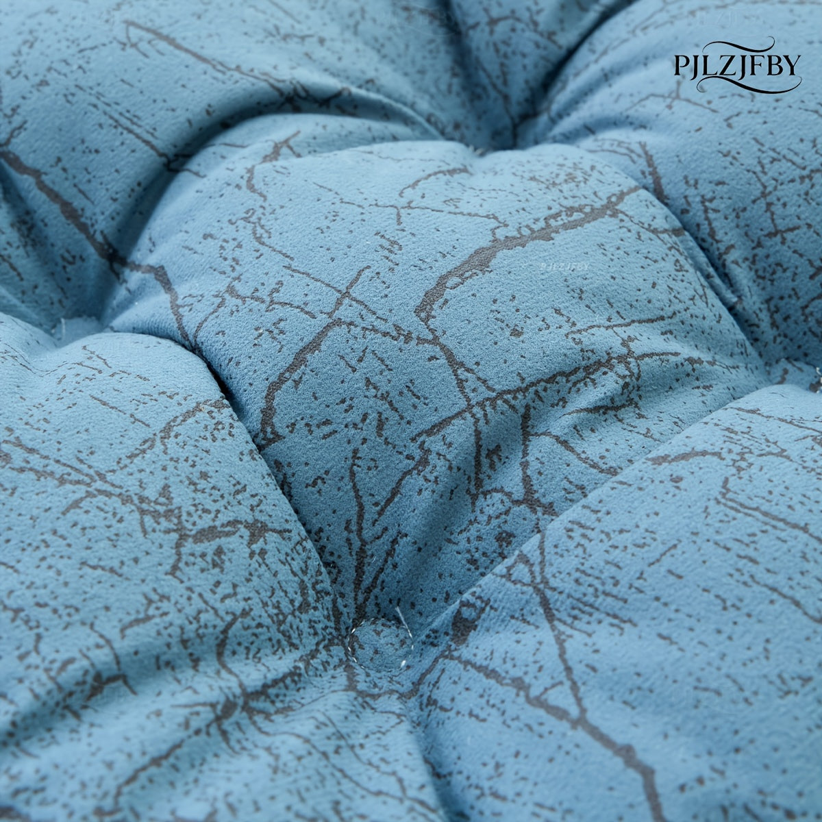 Coussin de chaise à motif marbré 45x45 cm, sept coloris