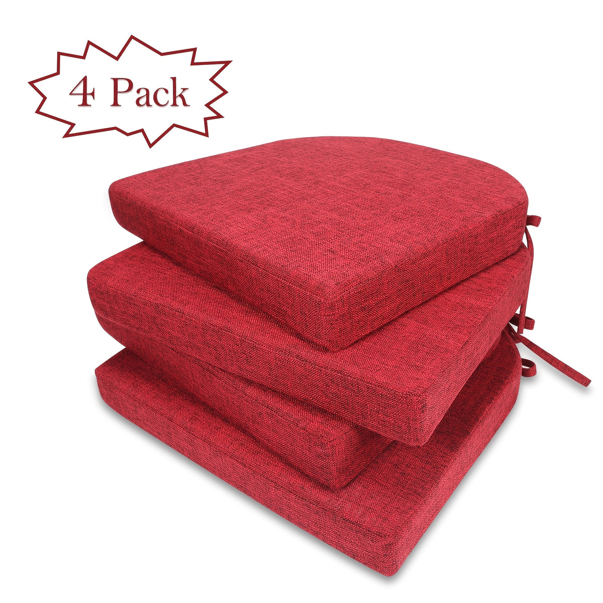 couleur bordeaux / Lot De 4