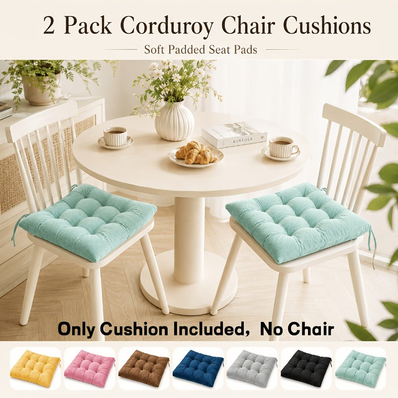 Coussin de chaise, beurre, lot de 2 — vue 13