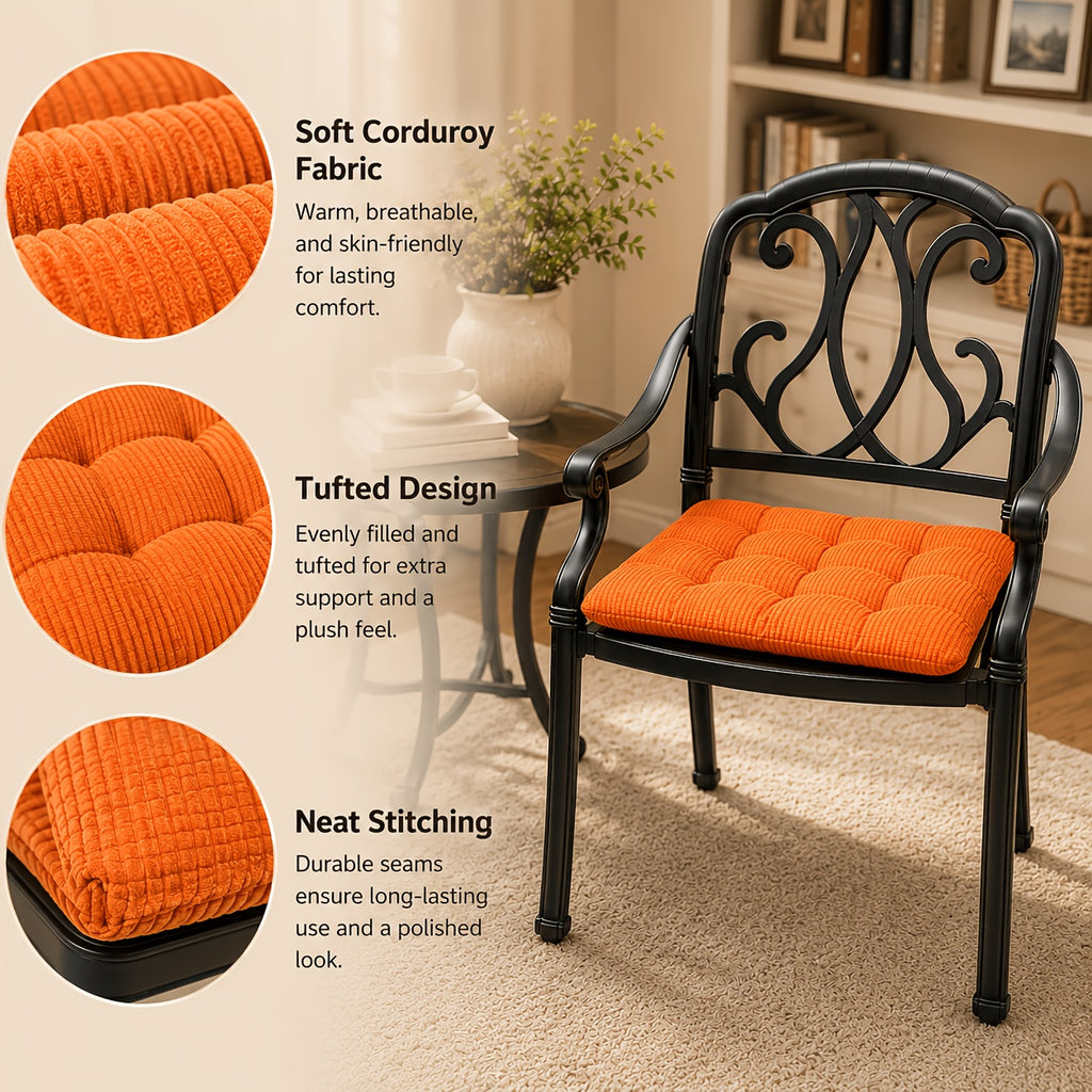 Coussin de chaise, beurre, lot de 2 — vue 6