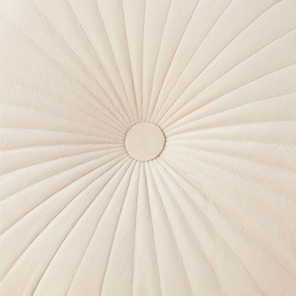 Coussin de chaise rond en velours plissé, 8 — vue 14