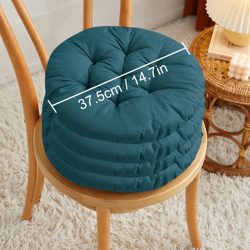 Coussin de chaise rond 37,5 cm mousse à mémoire, lot de 4