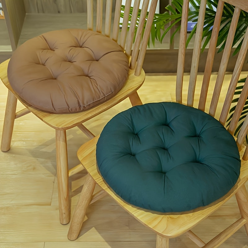 Coussin de chaise rond 37,5 cm mousse à mémoire, lot de 4