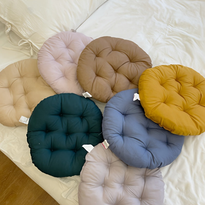 Coussin de chaise rond Ø 35 cm, 6 teintes Morandi douces