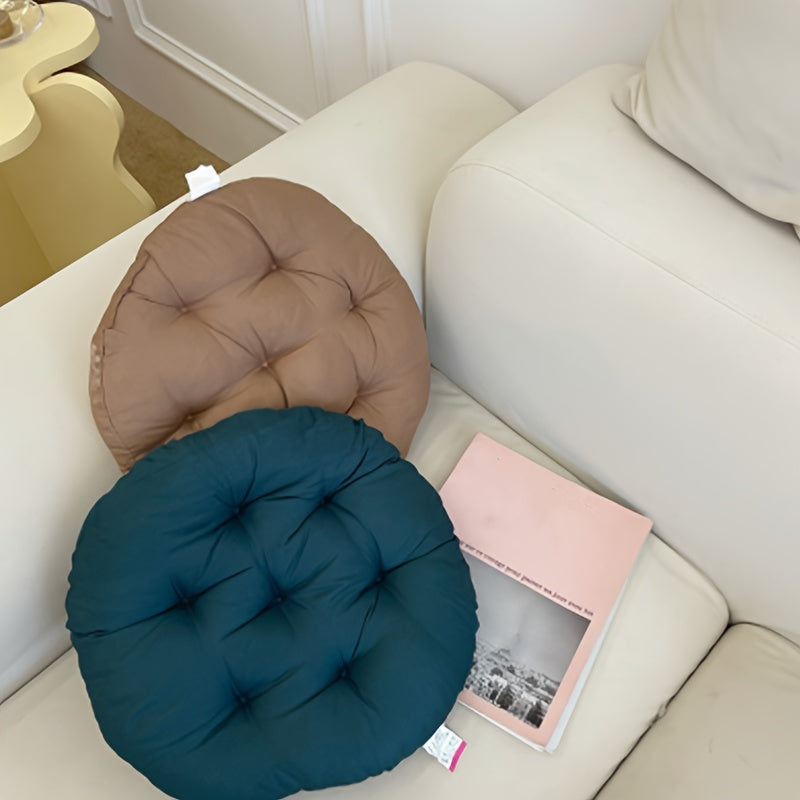 Coussin de chaise rond Ø 35 cm, 6 teintes Morandi douces