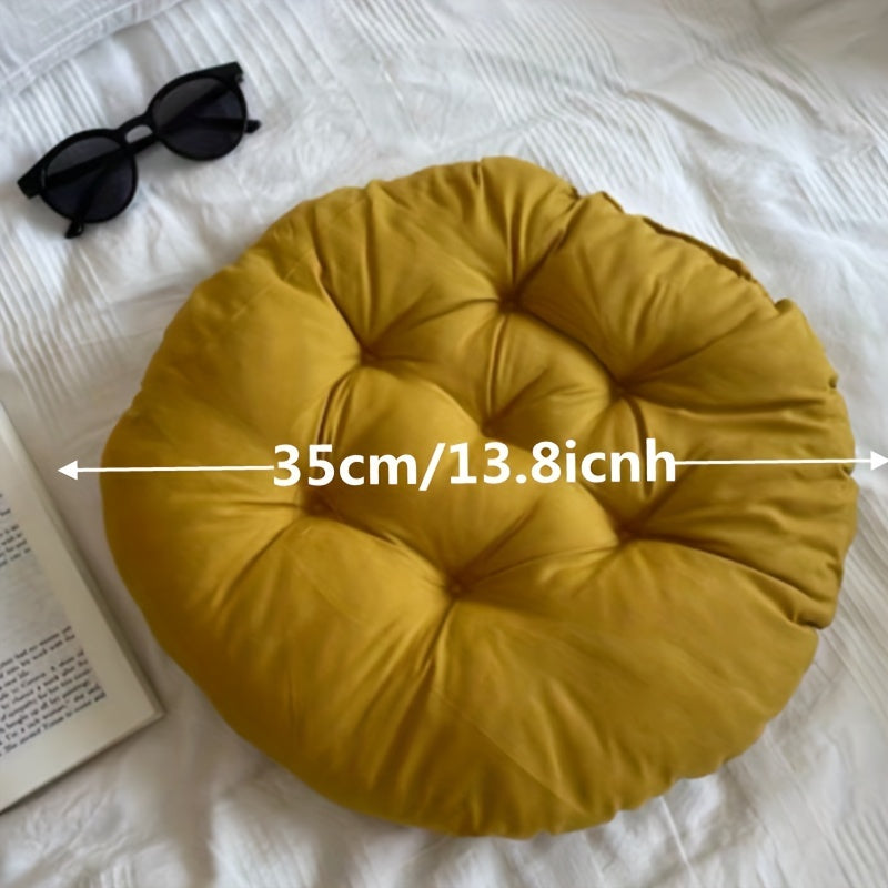 Coussin de chaise rond Ø 35 cm, 6 teintes Morandi douces