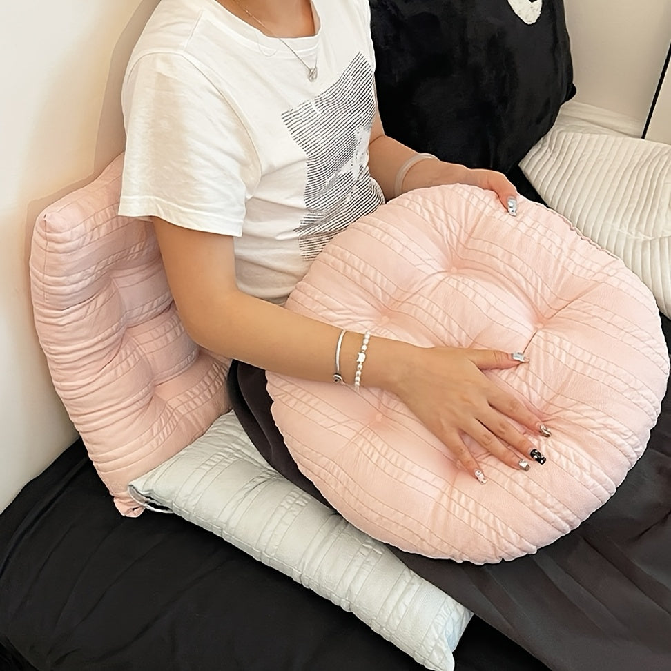 Coussin de chaise rond ou carré 40 cm épais, lot de 2 pièces