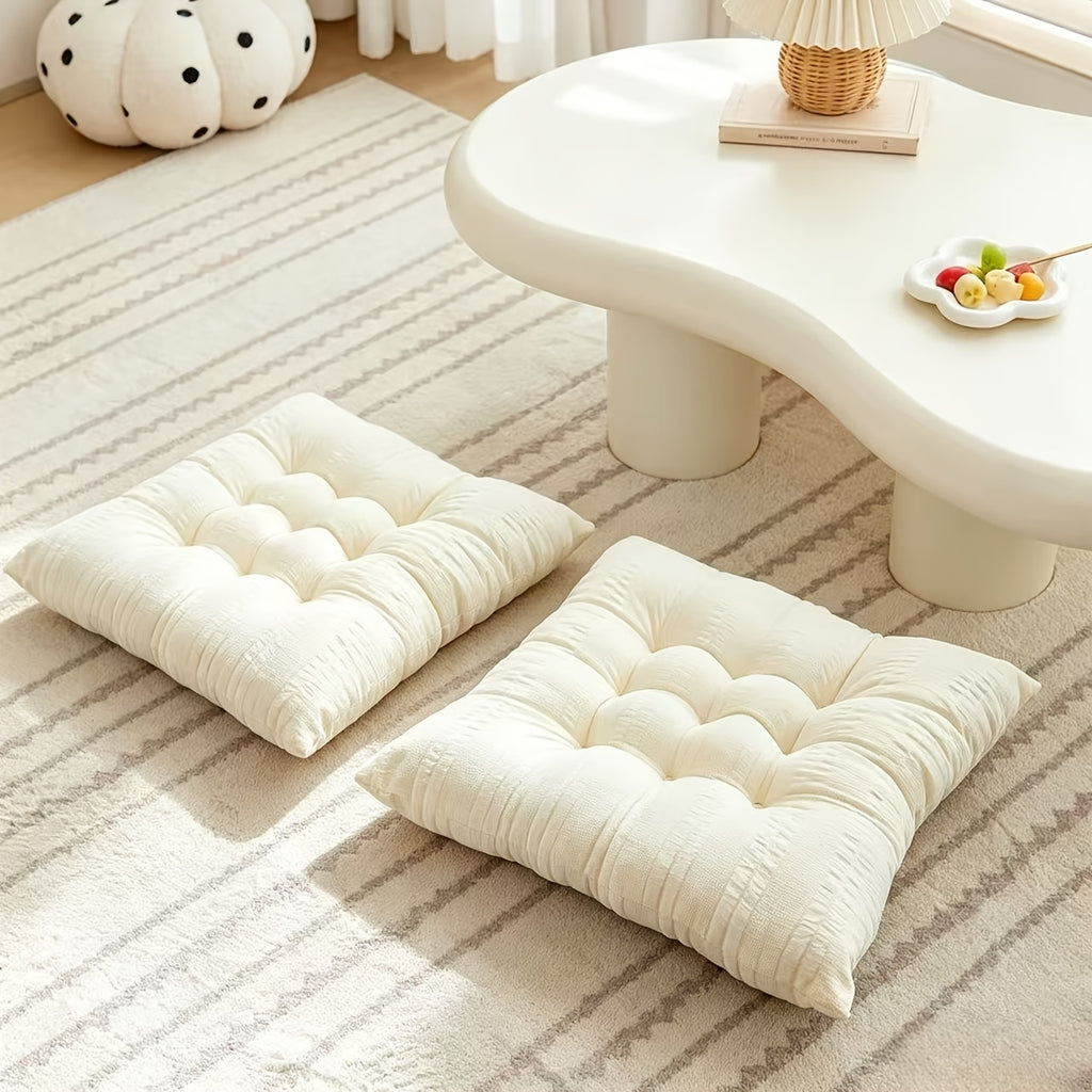 Beige / carré (40.64x40.64cm) 2pcs