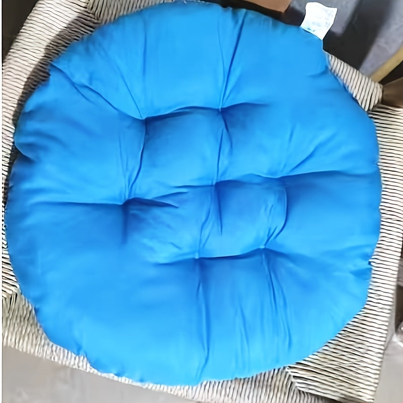 Coussin de chaise rond épais capitonné, lot de 2, 15 coloris