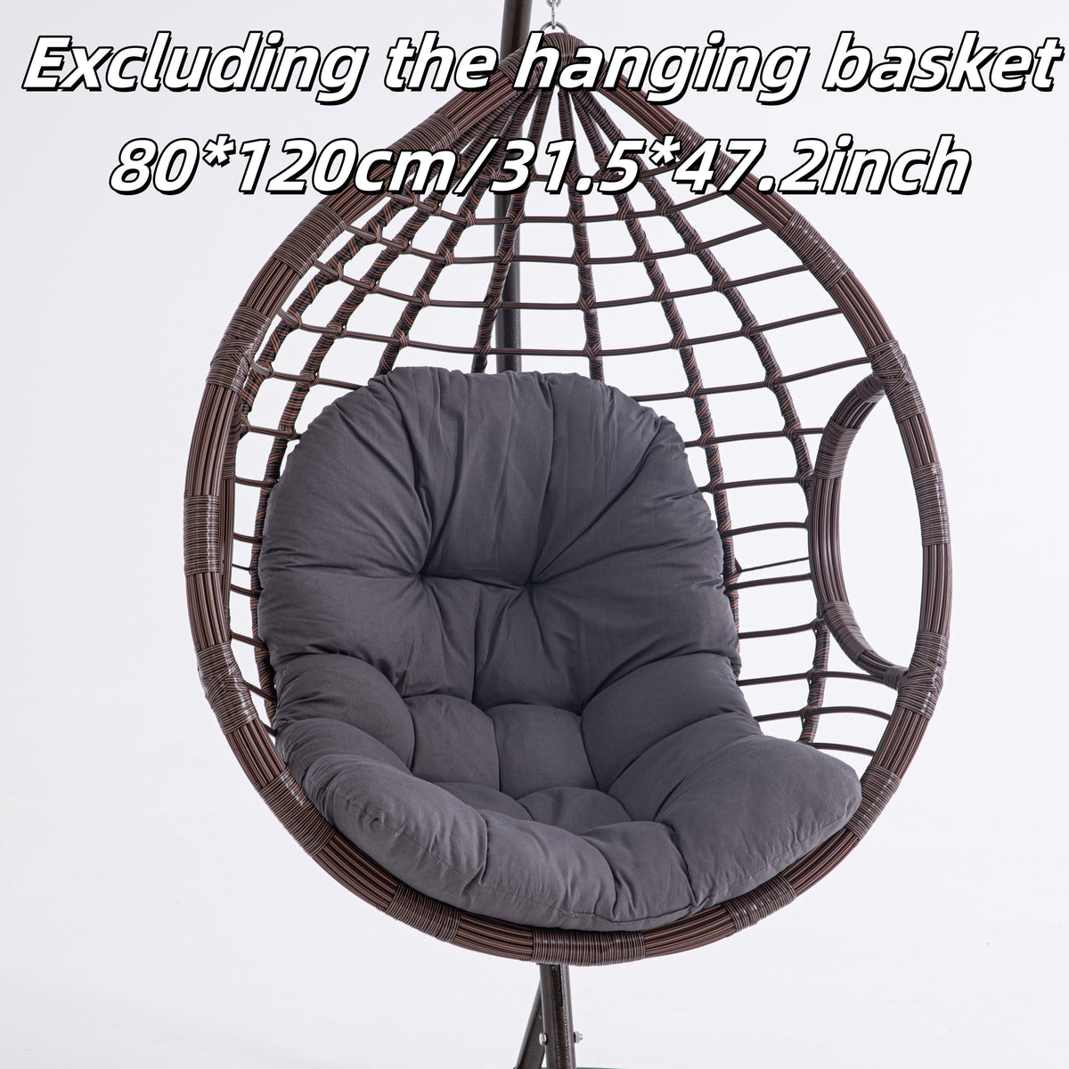 Coussin de chaise suspendue en toile Oxford — vue 6
