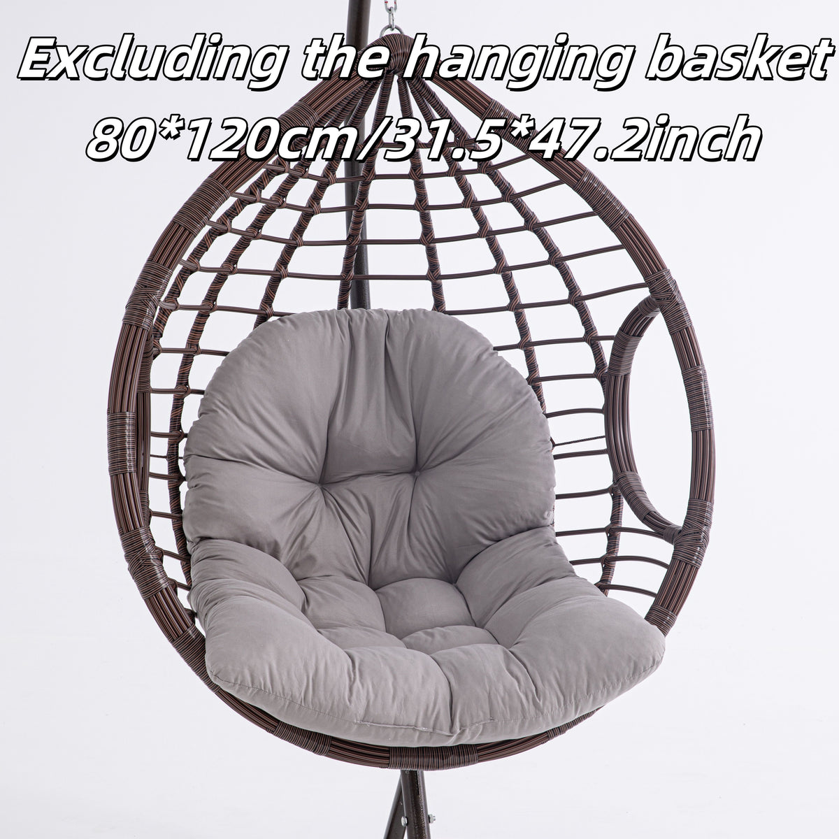 Coussin de chaise suspendue en toile Oxford — vue 7