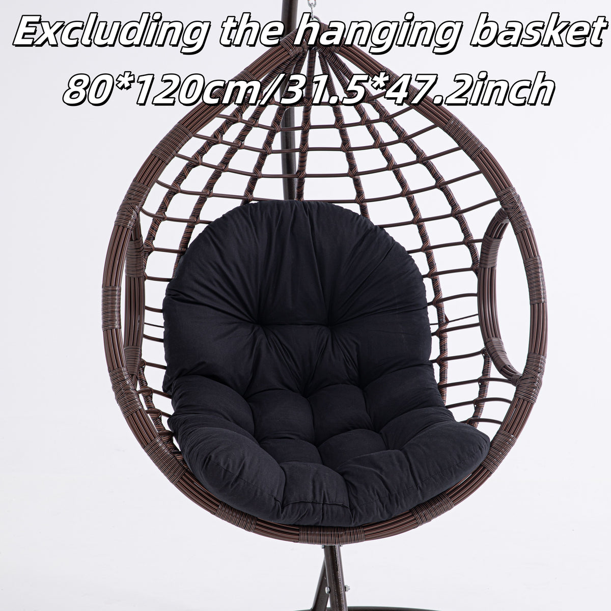 Coussin de chaise suspendue en toile Oxford — vue 8