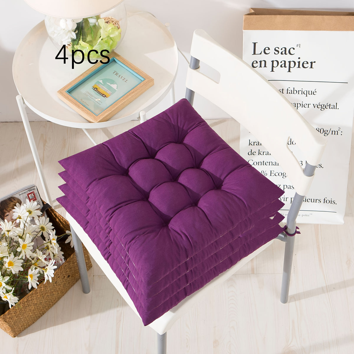 Violet Foncé【4 pièces】 / 40cm/15.57in Image