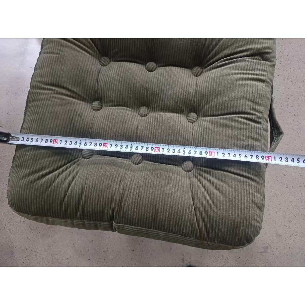 Coussin de chaise velours à grosses côtes 50x50, par deux