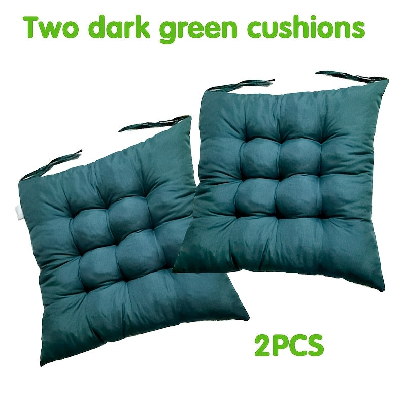 Coussin de chaise en tricot double, lot de 2 — vue 2