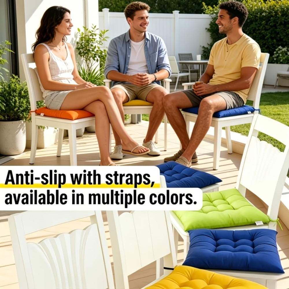 Coussin de chaise en tricot double, lot de 2 — vue 3