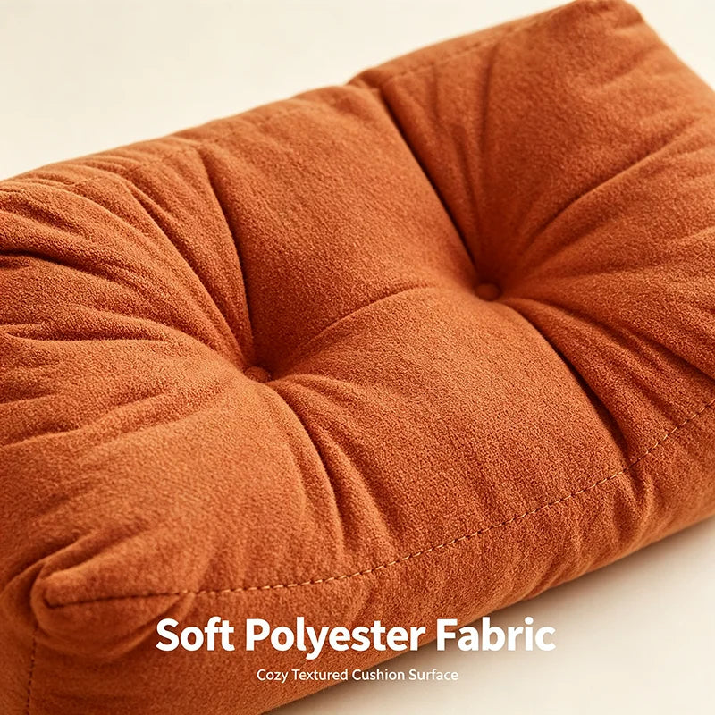 Coussin de dossier de chaise terracotta, 45 ou 58 cm au choix