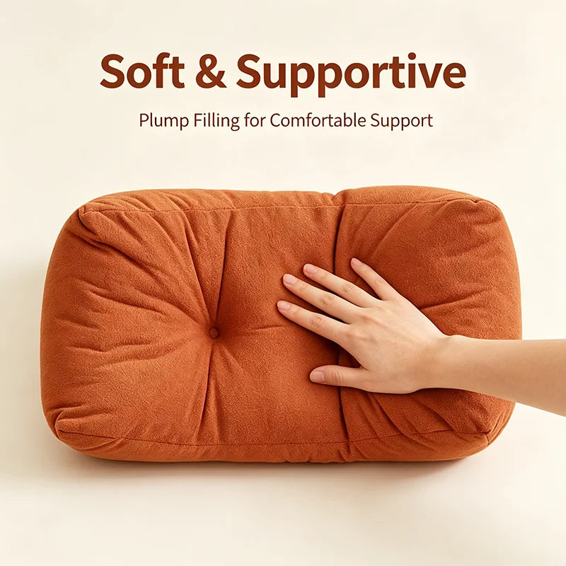Coussin de dossier de chaise terracotta, 45 ou 58 cm au choix