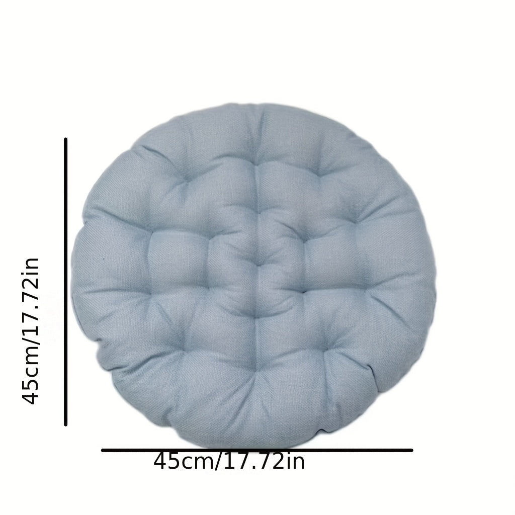 Coussin de sol rond en toile de lin, du Ø 40 au Ø 55 cm