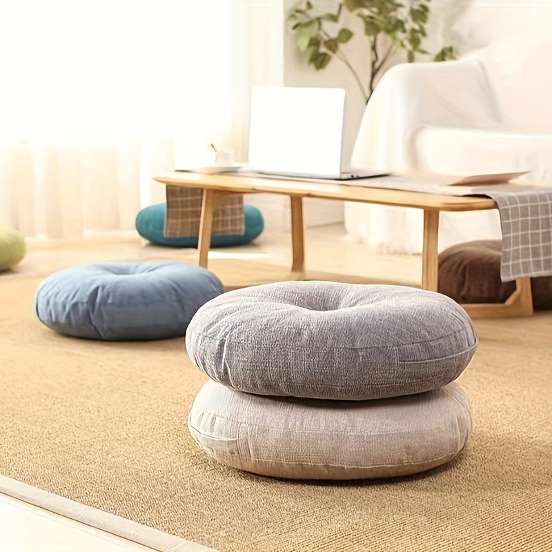 Coussin de sol tatami rond, dix centimètres d'épaisseur