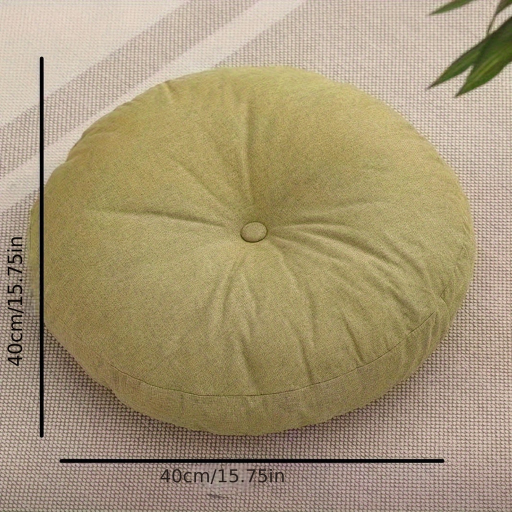 Coussin de sol tatami rond, dix centimètres d'épaisseur