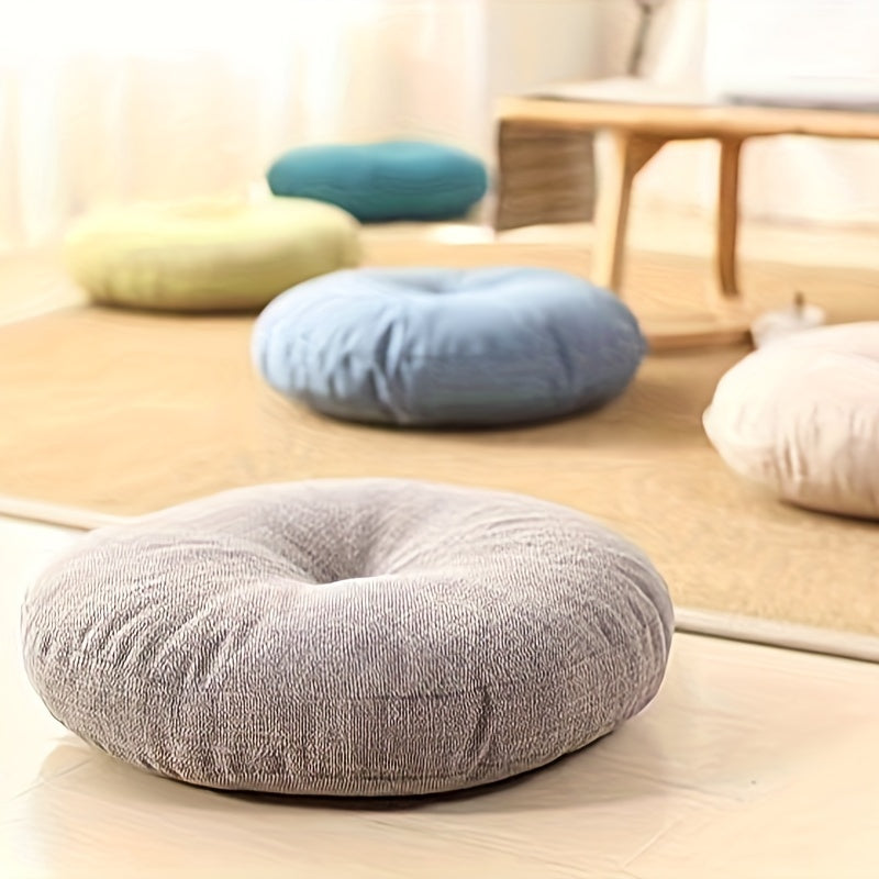 Coussin de sol tatami rond, dix centimètres d'épaisseur