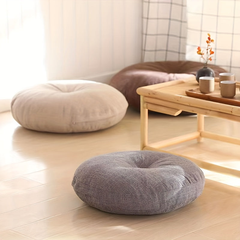 Coussin de sol tatami rond, dix centimètres d'épaisseur