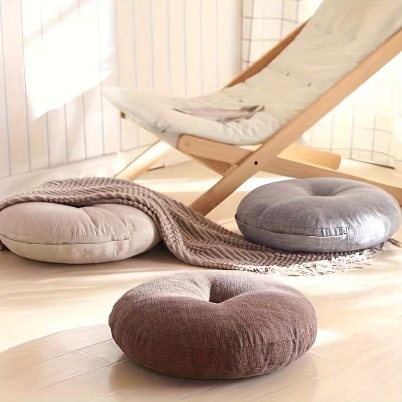 Coussin de sol tatami rond, dix centimètres d'épaisseur