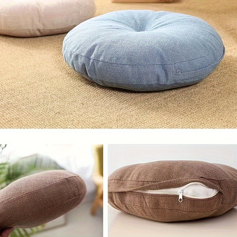 Coussin de sol tatami rond, dix centimètres d'épaisseur