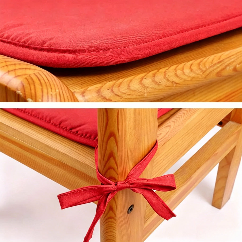 Coussins de chaise de jardin en mousse à mémoire, lot de 4