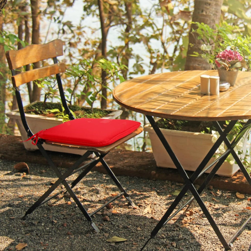 Coussins de chaise de jardin en mousse à mémoire, lot de 4