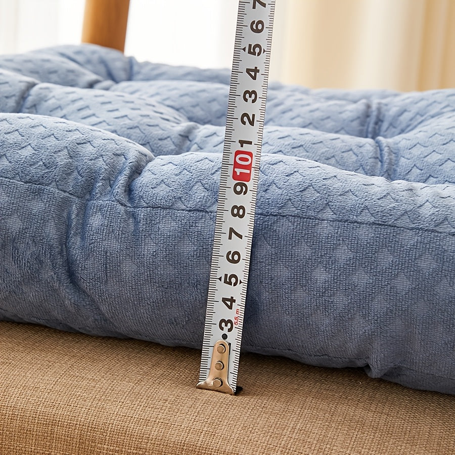 Coussins de chaise épais en peluche courte, lot de 2, 4 ou 6 — vue 2