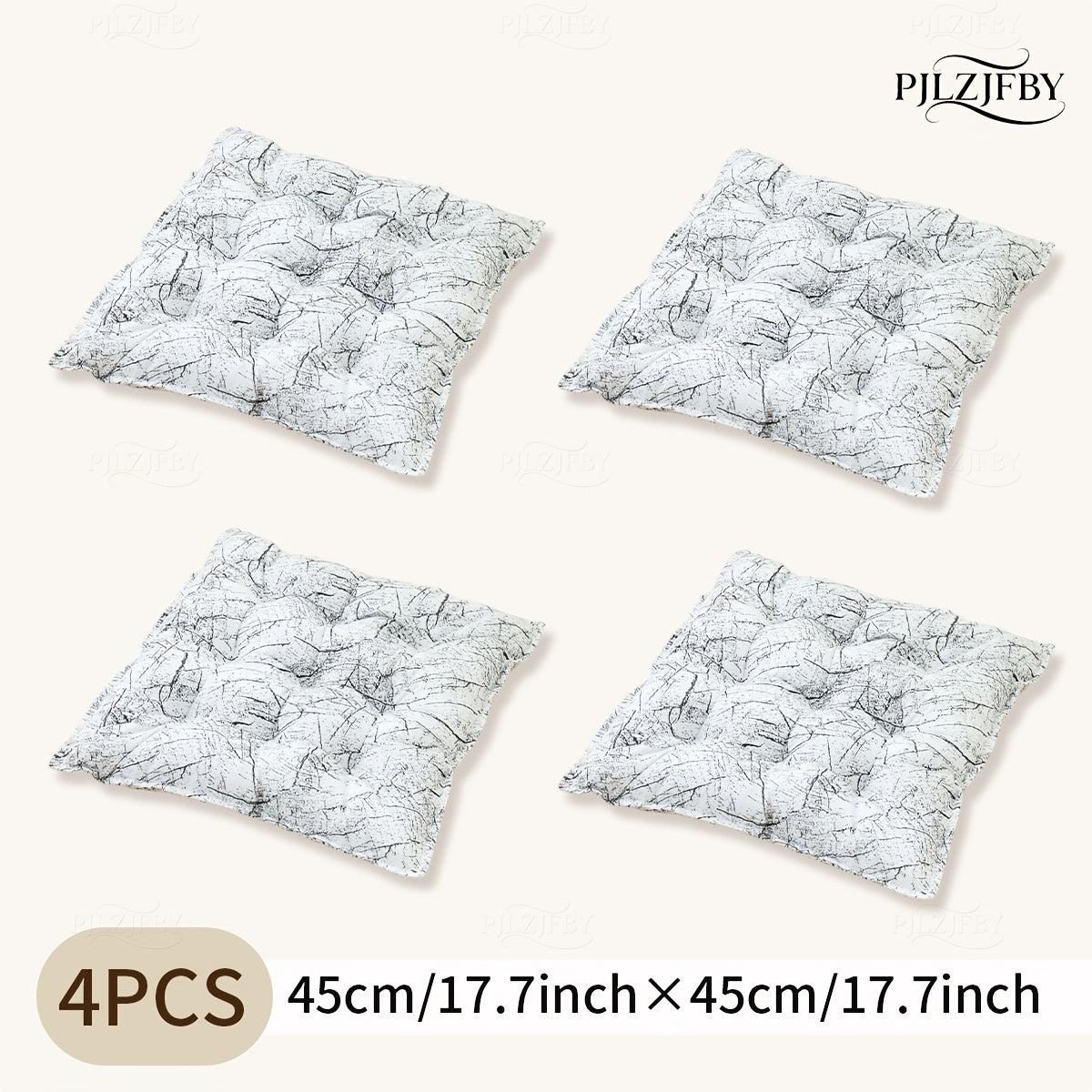 Blanc / 【4 pièces】